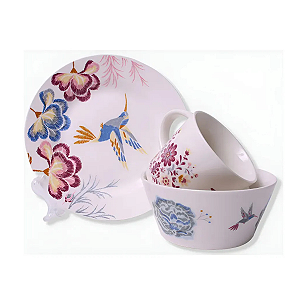 Kit De Café Da Manhã Com 3 Pçs Bordados De Vó Zona Criativa