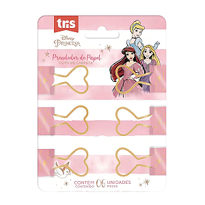 Binder Clips Princesas Cart 6un
