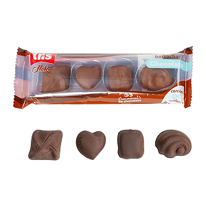 Borracha Chocolate Com Cheirinho Holic 4 Unidades - Tris