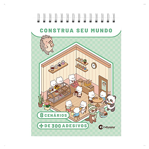 Construa Seu Mundo Livro De Cenários Com Adesivos Culturama