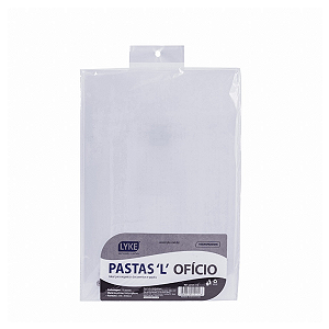 Pasta L - Oficio - Cristal - Pct c/ 10 unds