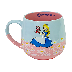 Caneca Maggie 400ml  Alice No País Das Maravilhas  ZCriativa