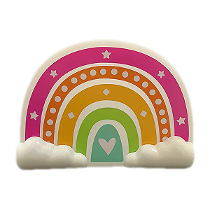Abajur Luminária Arco-Íris Happy Design LED Infantil