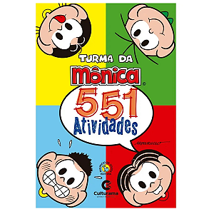 Livro De Atividades Turma Da Mônica 551 Exercícios