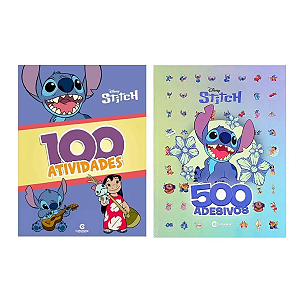 Livros Do Stitch 500 Adesivos E 100 Atividades Disney