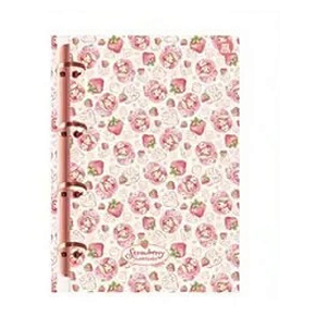 Caderno Argolado Tipo Fichário Moranguinho Animativa