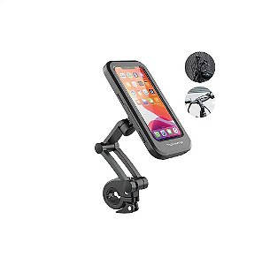 SUPORTE DE CELULAR PARA MOTO E BICICLETA A PROVA DE AGUA TOMATE MTG-016D
