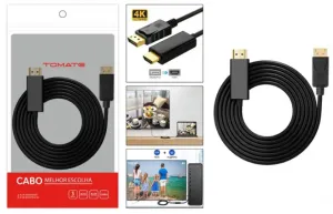 CABO DISPLAYPORT PARA HDMI 3M TOMATE MCB-022