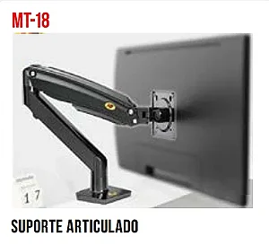 SUPORTE DE MONITOR PARA MESA 17" 30" TOMATE MT-18