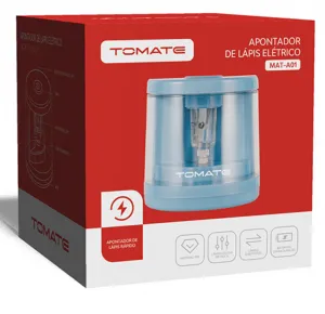 APONTADOR DE LAPIS ELETRICO TOMATE MAT-A01