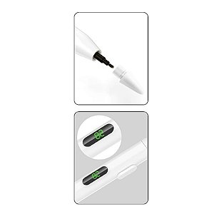 CANETA CAPACITIVA COM PONTA SUBSTITUIVEL RECARREGAVEL TOMATE MIP-009