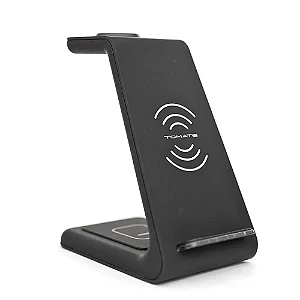 SUPORTE PARA CELULAR COM CARREGADOR POR INDUCAO 3 EM 1 TOMATE MTG-058