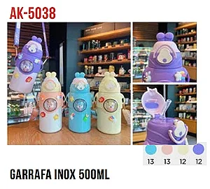 GARRAFA TERMINA INFANTIL 500ML TOMATE AK-5038