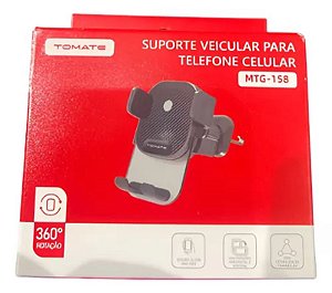 SUPORTE DE CELULAR VEICULAR PARA SAIDA DE AR TOMATE MTG-158