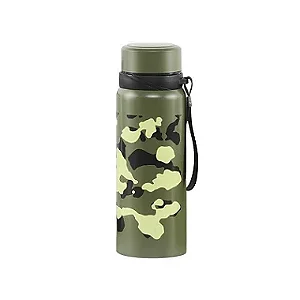 GARRAFA TERMINA DE ACO INOX 800ML TOMATE AK-8006