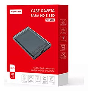 CASE GAVETA PARA HD E SSD TOMATE MCS-2530