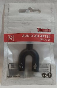 CONECTOR P3 MACHO PARA 2 P3 FEMEA TOMATE MTC-301