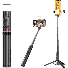 BASTAO DE SELFIE BLUETOOTH COM LUZ DE PREENCHIMENTO TOMATE MZP-300