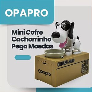 MINI COFRE PEGA MOEDA OPAPRO MTC-101