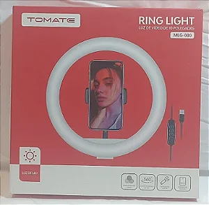 RING LIGHT 10" COM TRIPE TOMATE MLG-080