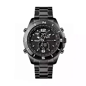 RELOGIO DE PULSO PRETO TOMATE MTX-015P