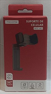 SUPORTE DE CELULAR COM ROTACAO 360 GRAUS TOMATE MTG-407