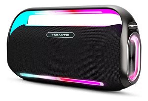 CAIXA DE SOM WIRELESS RGB TWS BLUETOOTH TOMATE MTS-8009