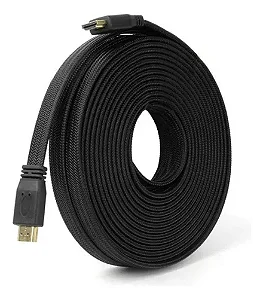 CABO HDMI FLAT REVESTIDO EM MALHA VERSÃO 2.0 C/ 10m MHD-4010