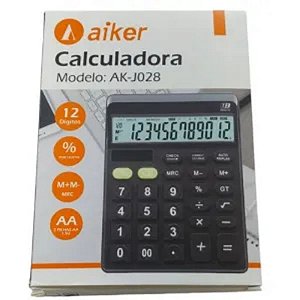 CALCULADORA ELETRONICA 12 DIGITOS AIKER AK-J028