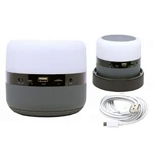 CAIXA DE SOM BLUETOOTH/USB/TF/AUX/LED 5W TOMATE MY-002