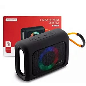 CAIXA DE SOM BLUETOOTH COM LED TOMATE MTS-1001