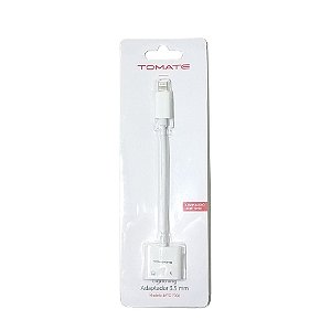 ADAPTADOR PARA FONE P2 E CARREGAMENTO LIGHTNING TOMATE MTC-7006