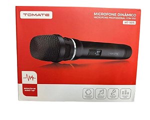 MICROFONE DINAMICO PROFISSIONAL COM FIO 4M TOMATE MT-1015