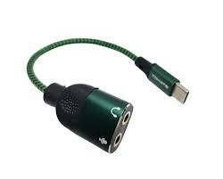CABO DE AUDIO ADAPTADOR TYPE-C PARA 2XP2 FEMEA TOMATE MCB-043