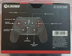 CONTROLE PARA PC PS3 ANDROID E NINTENDO SWITCH COM FIO  TOMATE LOONG C002