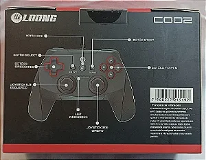 CONTROLE PARA PC PS3 ANDROID E NINTENDO SWITCH COM FIO LOONG C002