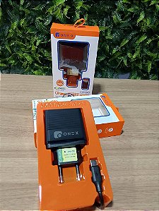 CARREGADOR TURBO 2 USB 1TYPE-C 67.5W ONEX CAR-3582