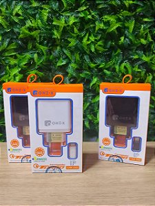 CARREGADOR 2 USB 1 TYPE-C PARA IPHONE 67.5W ONEX CAR-3583