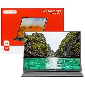 MONITOR PORTATIL 12,3" POLEGADAS TOMATE MTM-1203