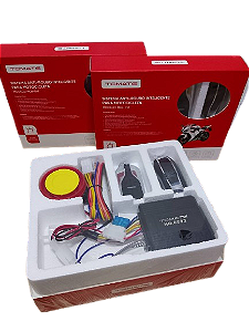 SISTEMA DE ALARME SONORO ANTI-ROUBO PARA MOTOCICLETA 12W TOMATE MLB-012