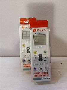 CONTROLE REMOTO UNIVERSAL PARA AR CONDICIONADO ONEX CON-2532