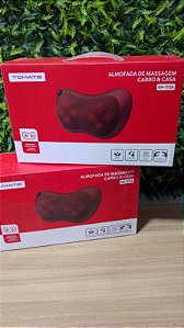 ALMOFADA MASSAGEADORA TERMOTERAPIA 20W TOMATE AM-012A