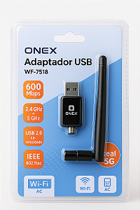 ANTENA PARA PC WIRELESS USB 2.0 ONEX WF-7518