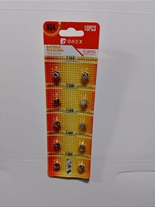 BATERIA BOTAO DE LITIO AG4 377A 1.55V ONEX BAT-5077