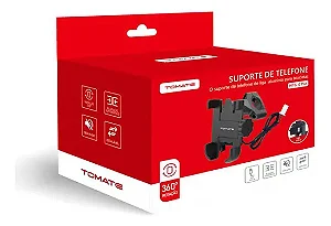 SUPORTE DE CELULAR  MOTO E BICICLETA COM USB TOMATE MTG-035A