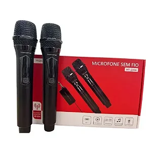 KIT DE MICROFONE DINAMICO SEM FIO TYPE-C 20-50M TOMATE MT-2306