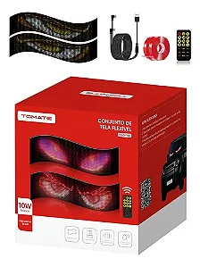 CONJUNTO DE TELA FLEXIVEL LED A PROVA D´AGUA 10W TOMATE MLG-190