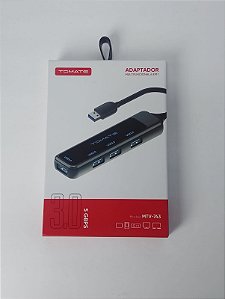 ADPTADOR HUB 4 EM 1 USB 3.0 PARA USB 3.0 USB 2.0 TOMATE MTV-743