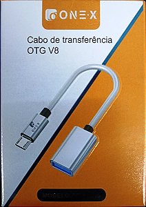 CABO DE TRANSFERENCIA OTG V8 PARA USB ONEX ADP-7510