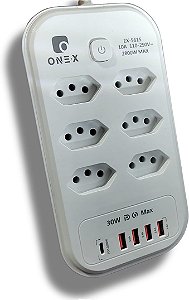 FILTRO DE LINHA INTELIGENTE 11 ENTRADAS 2800W ONEX EX-5615